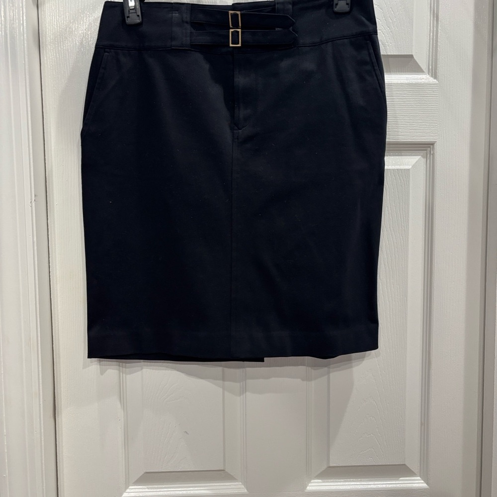 Ralph Lauren Black Pencil Skirt with Belt